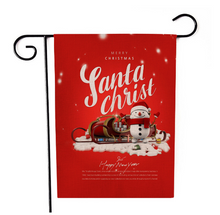 Load image into Gallery viewer, Santa Claus Garden Flag Christmas Decorations
