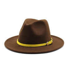Load image into Gallery viewer, Woolen Hat Big Brimmed Hat Jazz Hat Felt Hat
