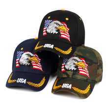 Load image into Gallery viewer, Eagle embroidery baseball cap
