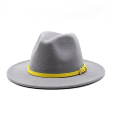 Load image into Gallery viewer, Woolen Hat Big Brimmed Hat Jazz Hat Felt Hat
