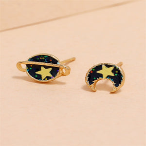 Japanese Cartoon Ears Star Earrings