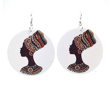 Load image into Gallery viewer, Wood Earrings Print Earrings Earrings
