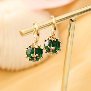 Cubic Zircon Earrings Female Personality Creative Fashion Earrings