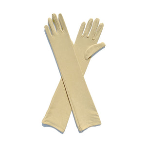 Ladies Fashion Milk Silk Stretch Gloves