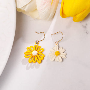 Personalized Net Red Long Tassel Earrings Yellow Earrings  Earrings