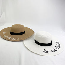 Load image into Gallery viewer, Big eaves straw hat female sunscreen sun hat
