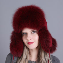 Load image into Gallery viewer, Fox Fur Women&#39;s  Hat
