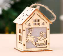 Load image into Gallery viewer, Christmas Led Light Wood Decoration
