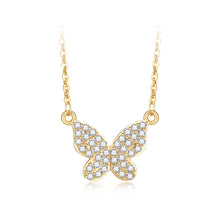 Load image into Gallery viewer, Ladies butterfly necklace
