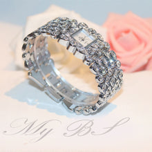 Load image into Gallery viewer, Full diamond ladies watch quartz watch
