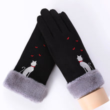 Load image into Gallery viewer, Suede gloves for ladies
