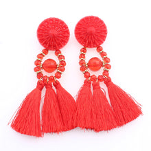 Load image into Gallery viewer, Tassel earrings earrings
