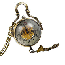 Load image into Gallery viewer, Crystal ball mechanical pocket watch
