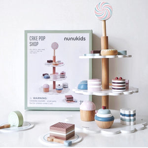 Girl's Birthday Gift Wooden Cake Toy