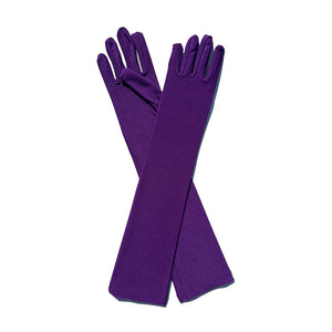 Ladies Fashion Milk Silk Stretch Gloves