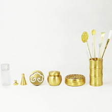 Load image into Gallery viewer, Copper Incense Set Gift Box
