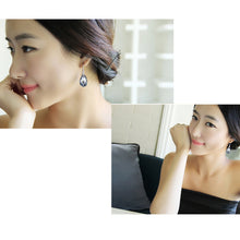 Load image into Gallery viewer, Drop-shaped Austrian Crystal Ear Hook Earrings
