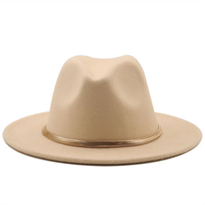 Fashion Autumn And Winter New Men's And Women's Woolen Top Hat Jazz