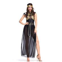 Load image into Gallery viewer, Halloween Greek Goddess Costume Ancient Cleopatra Uniform
