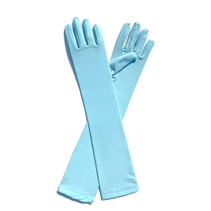 Ladies Fashion Milk Silk Stretch Gloves