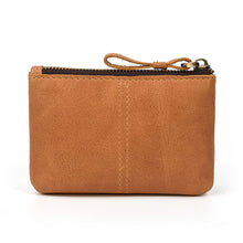 Load image into Gallery viewer, Cowhide zipper coin purse
