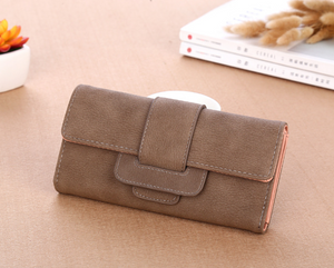 Female Suede Leather Purse
