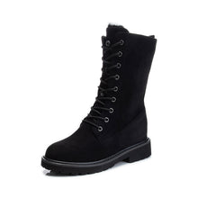 Load image into Gallery viewer, Warm Cotton Shoes And Velvet Lace Up Tide Shoes
