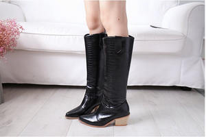 Pointed British All Match Knight Boots