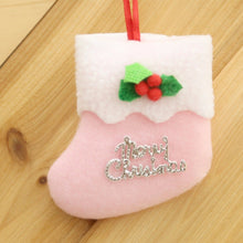 Load image into Gallery viewer, 4pcsset Christmas Sock Hangings Ornament Pendant Christmas Tree Baubles Santa Cristmas Xmas Tree Decoration Christmas Stocking
