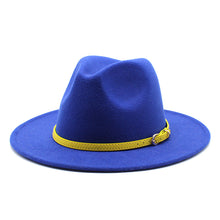 Load image into Gallery viewer, Woolen Hat Big Brimmed Hat Jazz Hat Felt Hat
