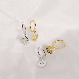 INS Style Baroque Diamond Earrings Earrings