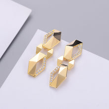 Load image into Gallery viewer, Earrings Simple Temperament Inlaid Pearl Ear Hook Earrings
