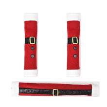Load image into Gallery viewer, Christmas Decorations Pull Flannelette Refrigerator Handle Gloves
