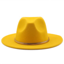 Load image into Gallery viewer, Fashion Autumn And Winter New Men&#39;s And Women&#39;s Woolen Top Hat Jazz
