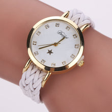 Load image into Gallery viewer, Watch Braided Rope Ladies PU Bracelet Watch Ladies Watch
