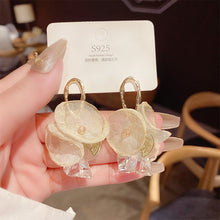 Load image into Gallery viewer, Acrylic Earrings Stud Earrings 925 Silver Needle Female Retro Forest Earrings
