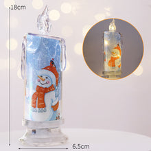 Load image into Gallery viewer, Christmas Transparent Electronic Candles Decorative Gifts
