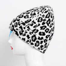Load image into Gallery viewer, Personalized Leopard Print Wool Hat Women Autumn And Winter Fashion All Match Warm Knit
