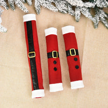Load image into Gallery viewer, Christmas Decorations Pull Flannelette Refrigerator Handle Gloves
