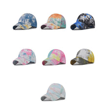 Load image into Gallery viewer, Tie-dyed Cotton Men&#39;s And Women&#39;s Baseball Caps
