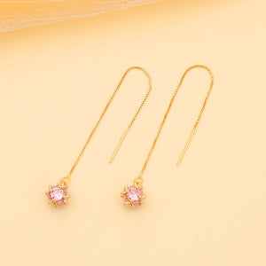 Cubic Zircon Earrings Female Personality Creative Fashion Earrings