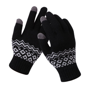 Cold Protection ThickenedJacquard Gloves