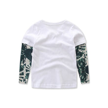 Load image into Gallery viewer, Samgami Baby Cross-border Children&#39;s Clothing Spring And Autumn Boys&#39; Suit Trendy Child Fashion Print Top Trousers 2-piece Set
