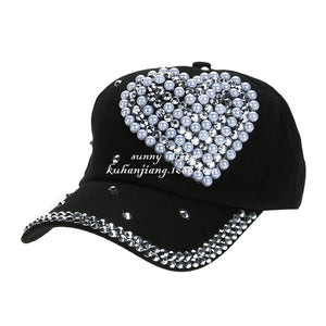 Love Cap With Pearls And Diamonds