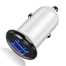 Load image into Gallery viewer, Led 3A Dual USB Electroplating Car Car Charger Mobile Phone Charger Smartphone General Cross Border Wholesale
