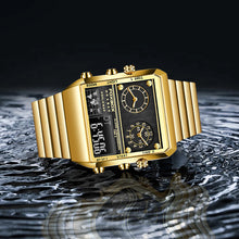 Load image into Gallery viewer, Men Electronic Quartz Watch Multi-function Sports Waterproof Watch
