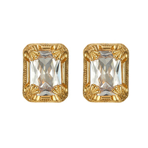 Retro Edging Gem Temperament Earrings Earrings Women