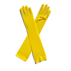 Ladies Fashion Milk Silk Stretch Gloves