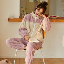 Load image into Gallery viewer, Coral Velvet Thickened Pajamas Women Autumn And Winter Models
