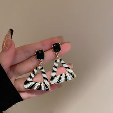Load image into Gallery viewer, Korean Retro Triangle Earrings Personalized Earrings

